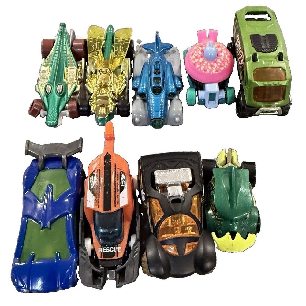 Hot Wheels Loose Fantasy Lot 9 Creature Street Beasts Food Rods Diecast Bulk